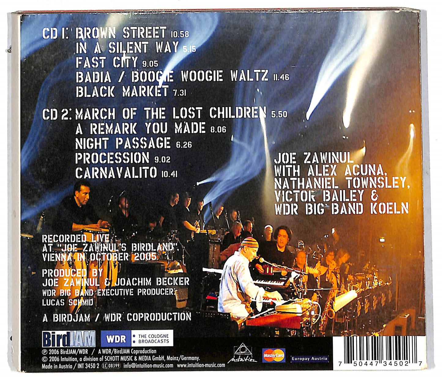 EBOND Brown Street - Joe Zawinul, WDR Big Band DIGIPACK CD CD112451