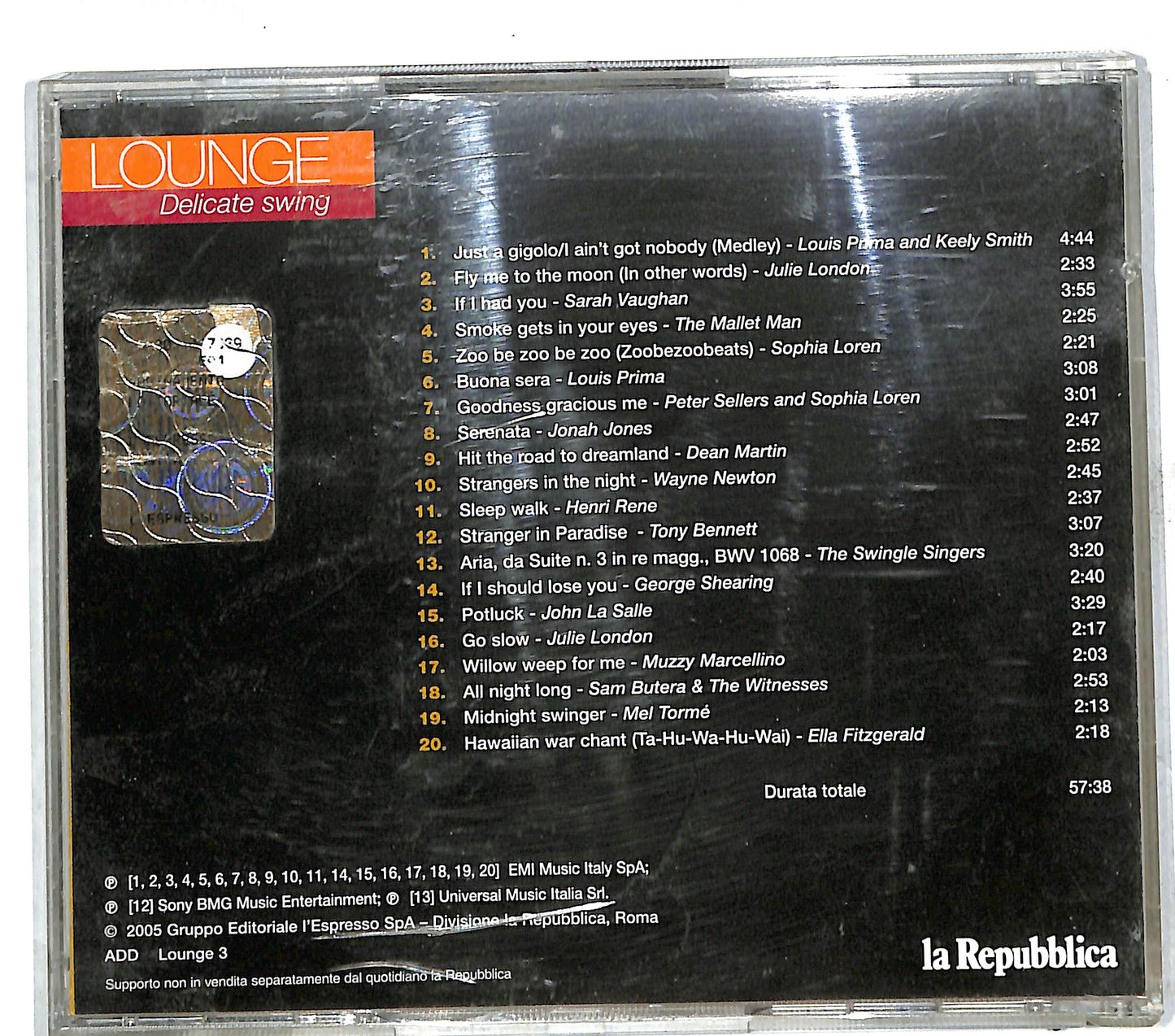 EBOND Various - Lounge - Delicate swing CD CD112504