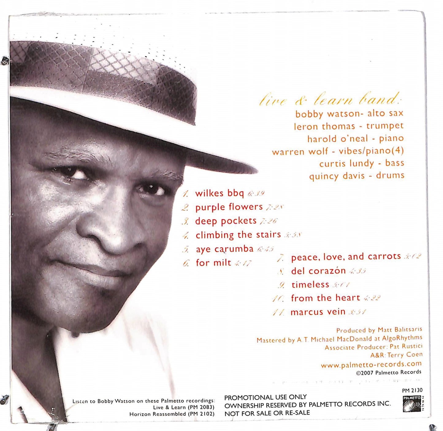 EBOND Bobby Watson - From The Heart CD CD112527