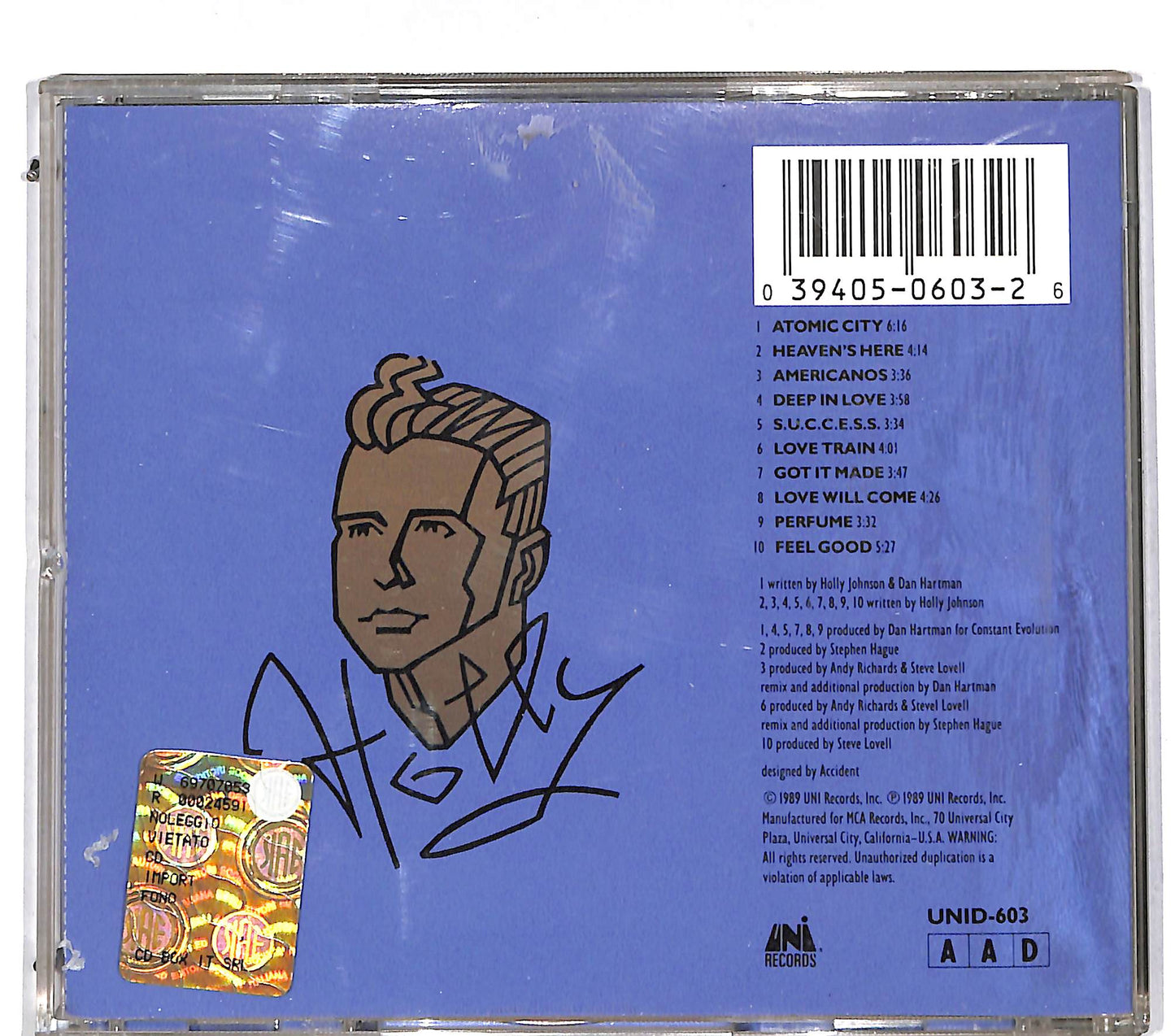 EBOND Holly Johnson - Blast CD CD112561