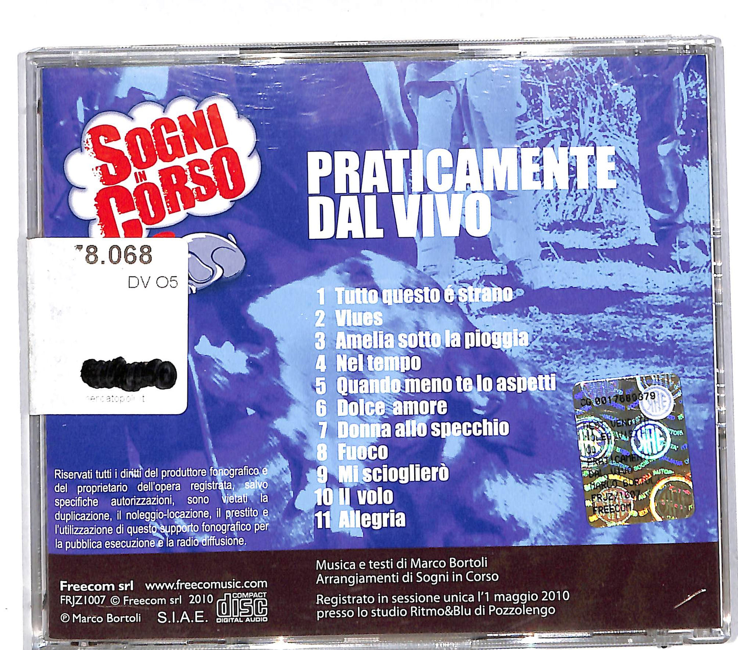 EBOND Sogni in corso - praticamente dal vivo CD CD112579