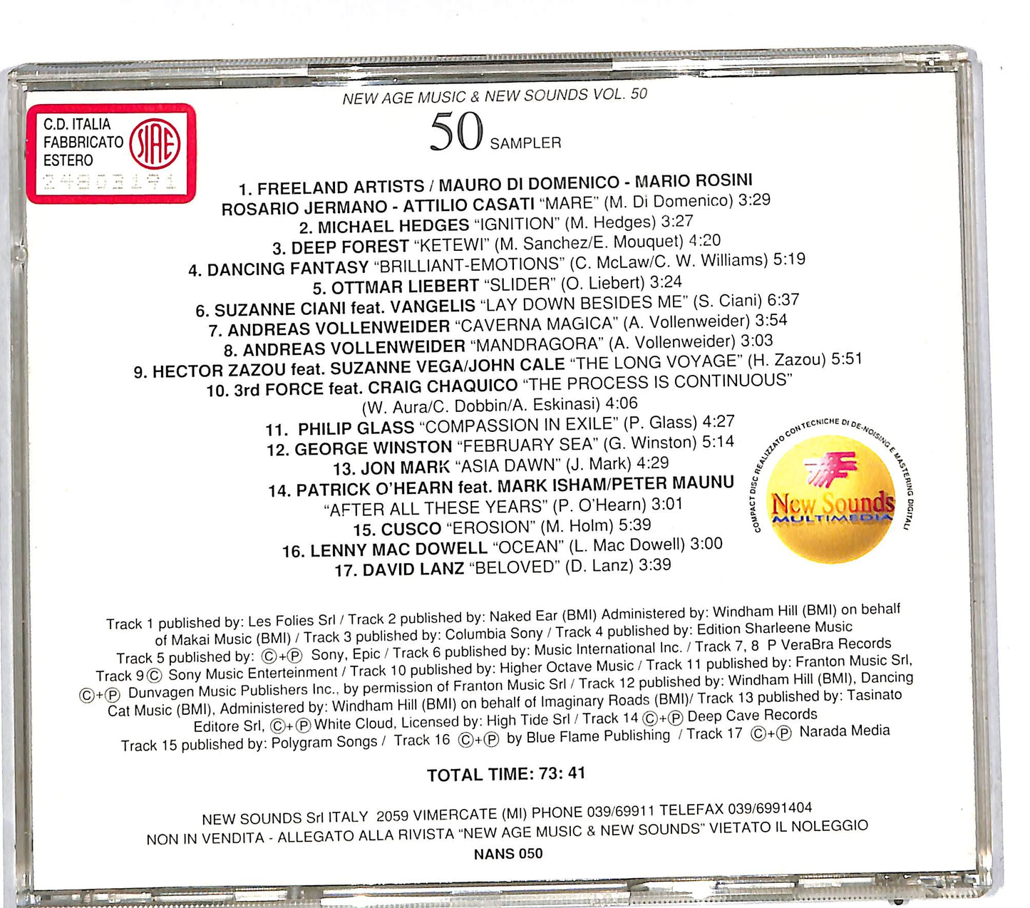 EBOND Various - 50 New Age CD CD112609