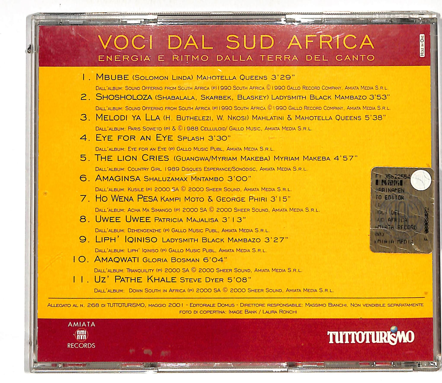 EBOND Various - Voci Dal Sud Africa CD CD112641