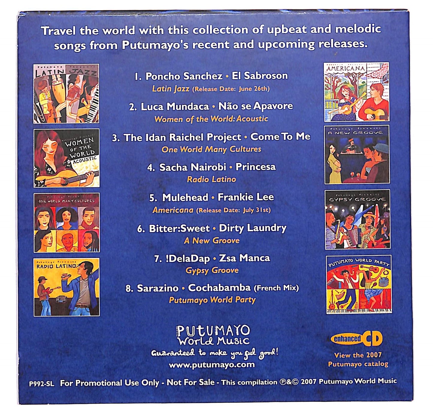 EBOND Various - 2007 Putumayo SamplerCD CD112716