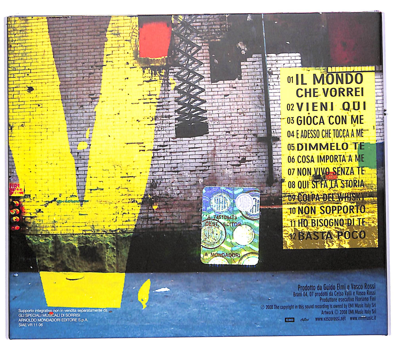 EBOND Vasco - Il Mondo Che Vorrei DIGIPACK EDITORIALE CD CD112738