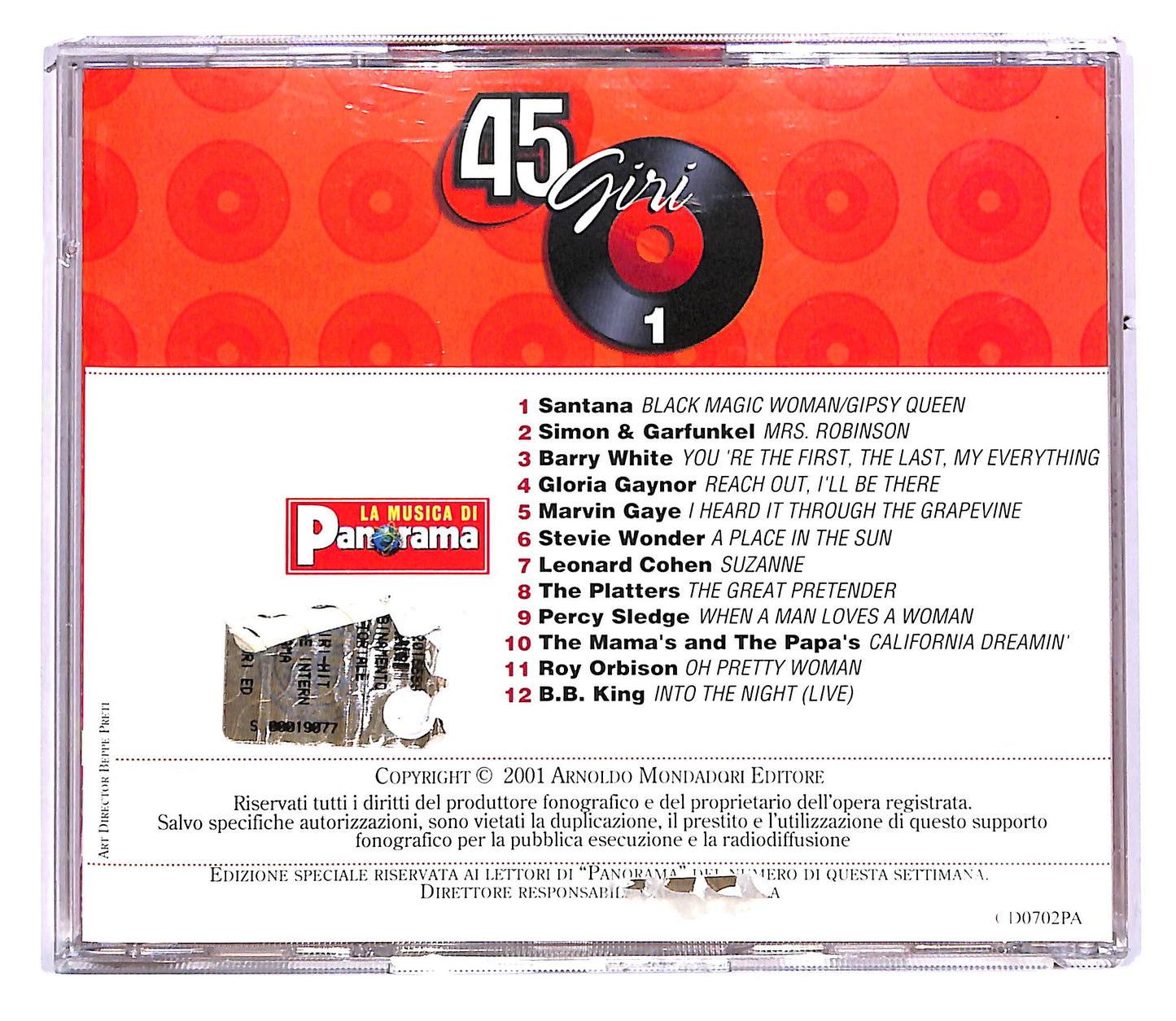 EBOND Various - 45 Giri Hit Parade Internazionale Vol.1 EDITORIALE CD CD112746