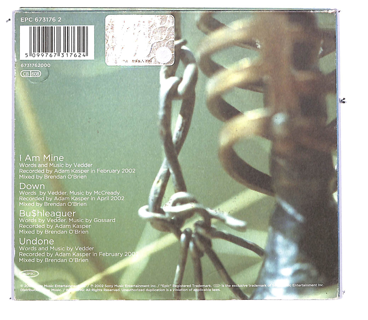 EBOND Pearl Jam - I Am Mine DIGIPACK CD CD112763