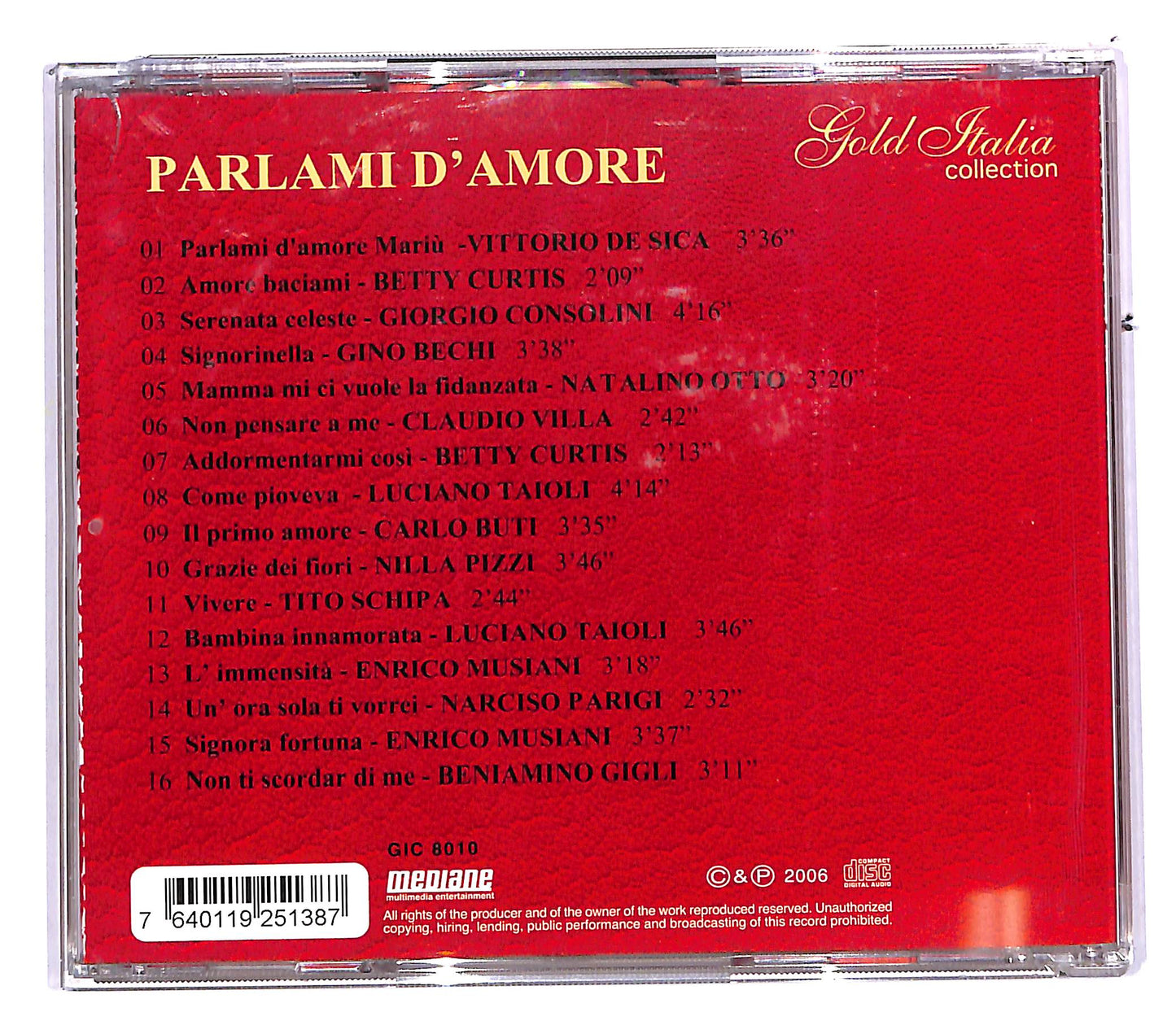 EBOND Various - Parlami D'amore CD CD112810
