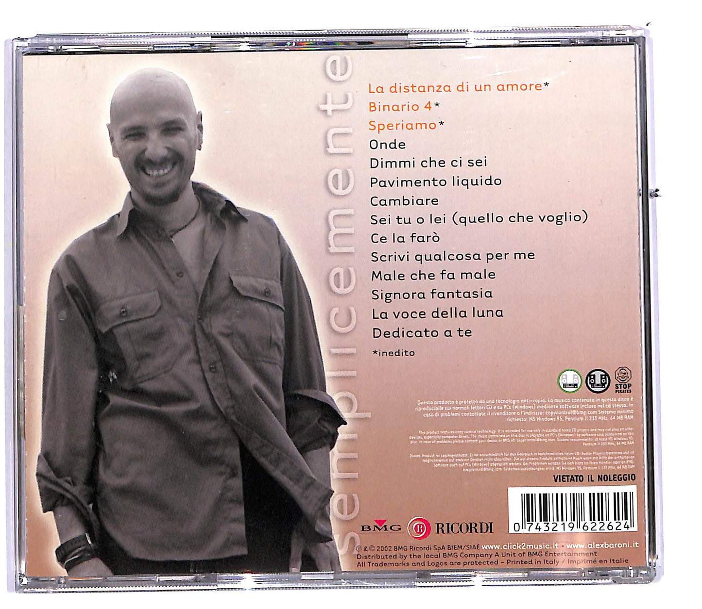 EBOND Alex Baroni - Semplicemente CD CD112813