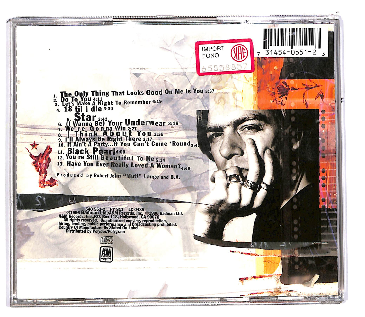 EBOND Bryan Adams - 18 Til I Die CD CD112824