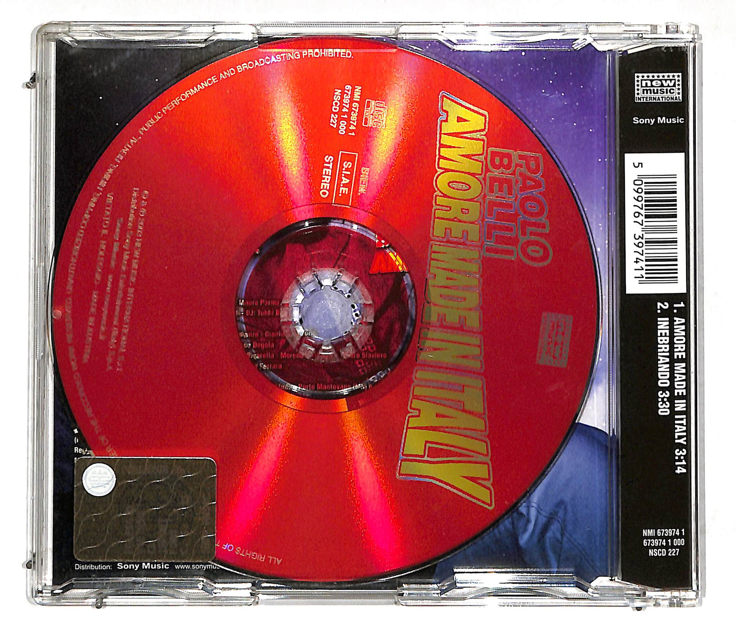 EBOND Paolo Belli - Amore Made In Italy CD CD113008