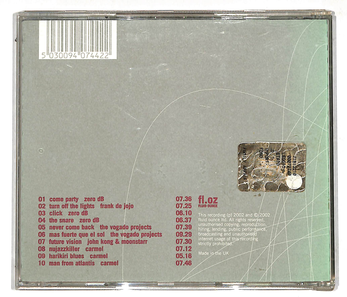 EBOND Various - Fluid Ounce Unmeasured CD CD113013