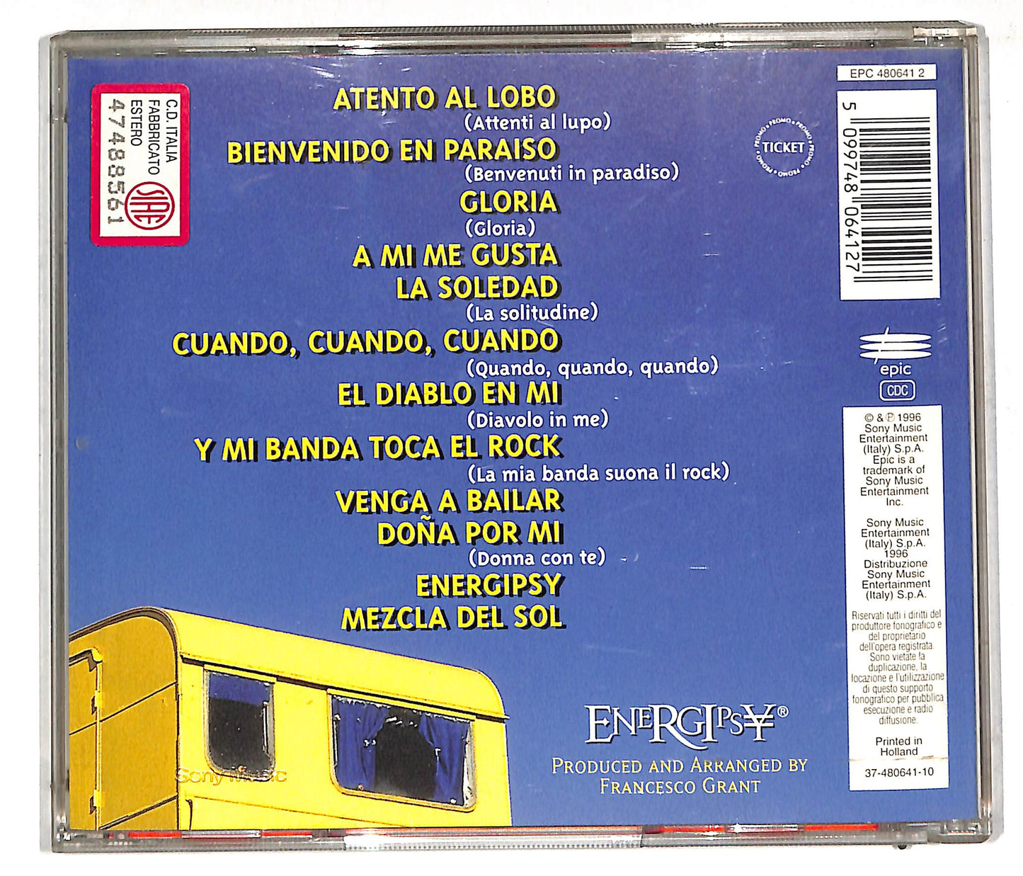 EBOND Energipsy - Energipsy CD CD113029