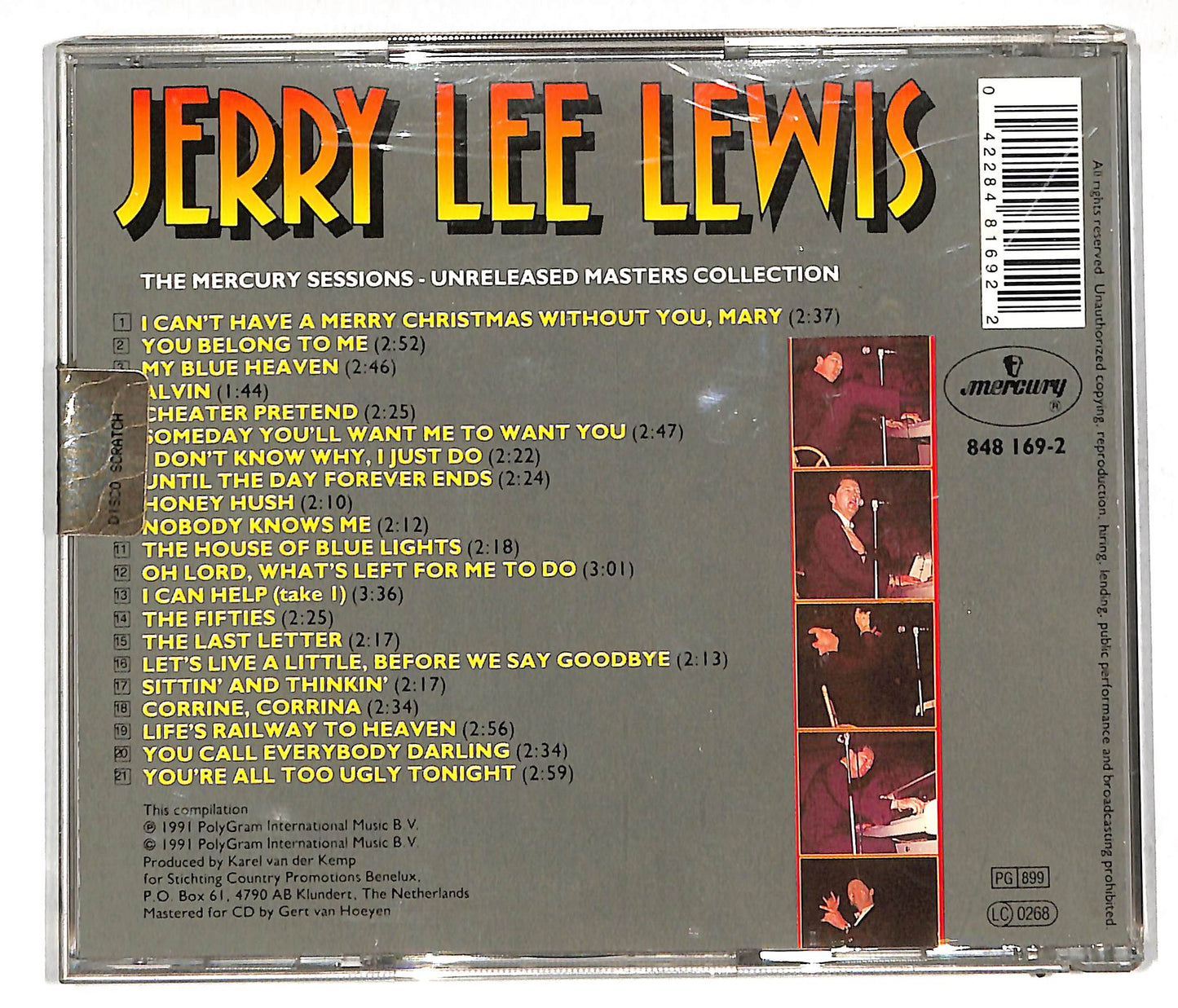 EBOND Jerry Lee Lewis - The Mercury Sessions - Unreleased Masters Collection CD CD113031