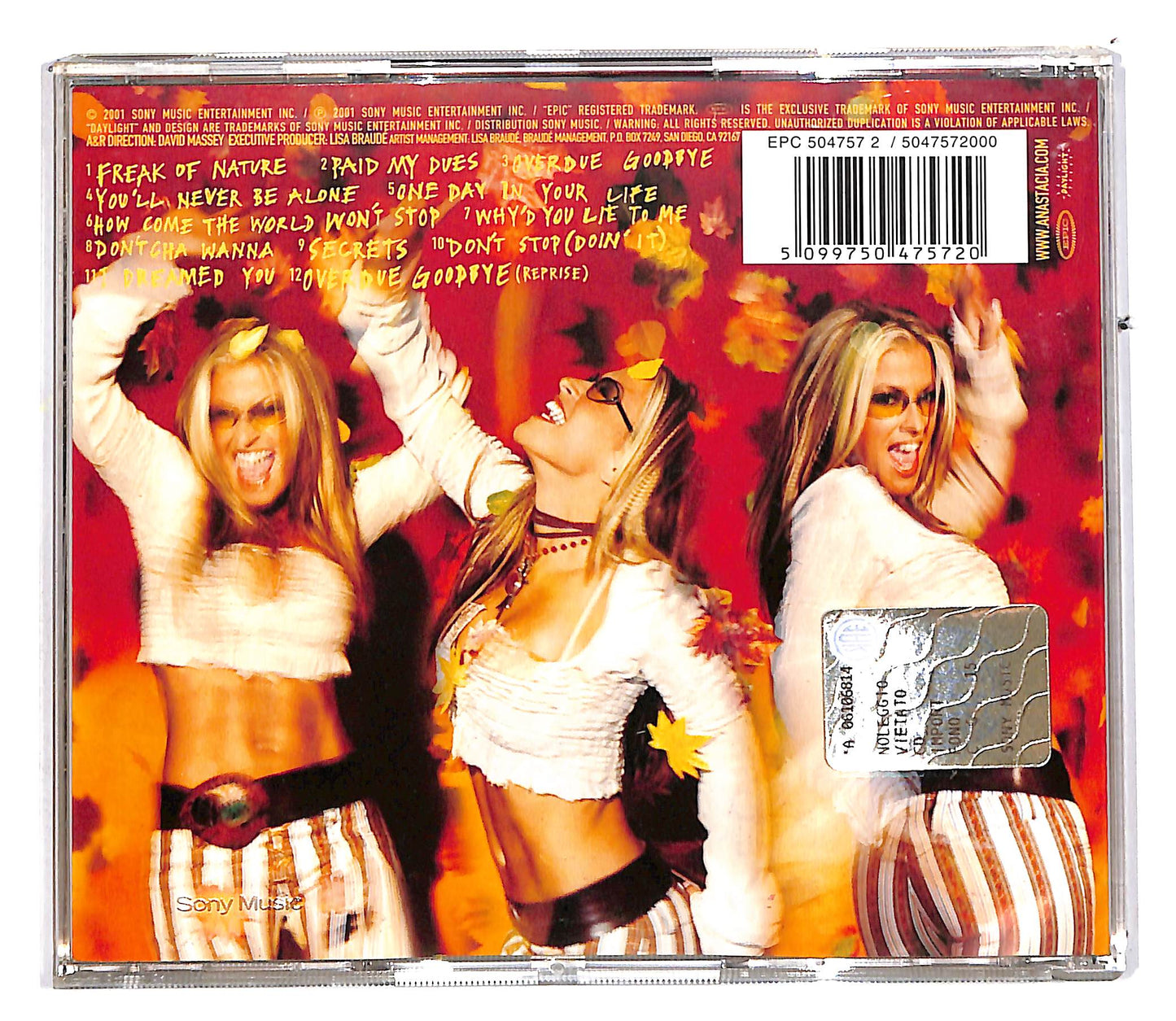 EBOND Anastacia - Freak Of Nature CD CD113136