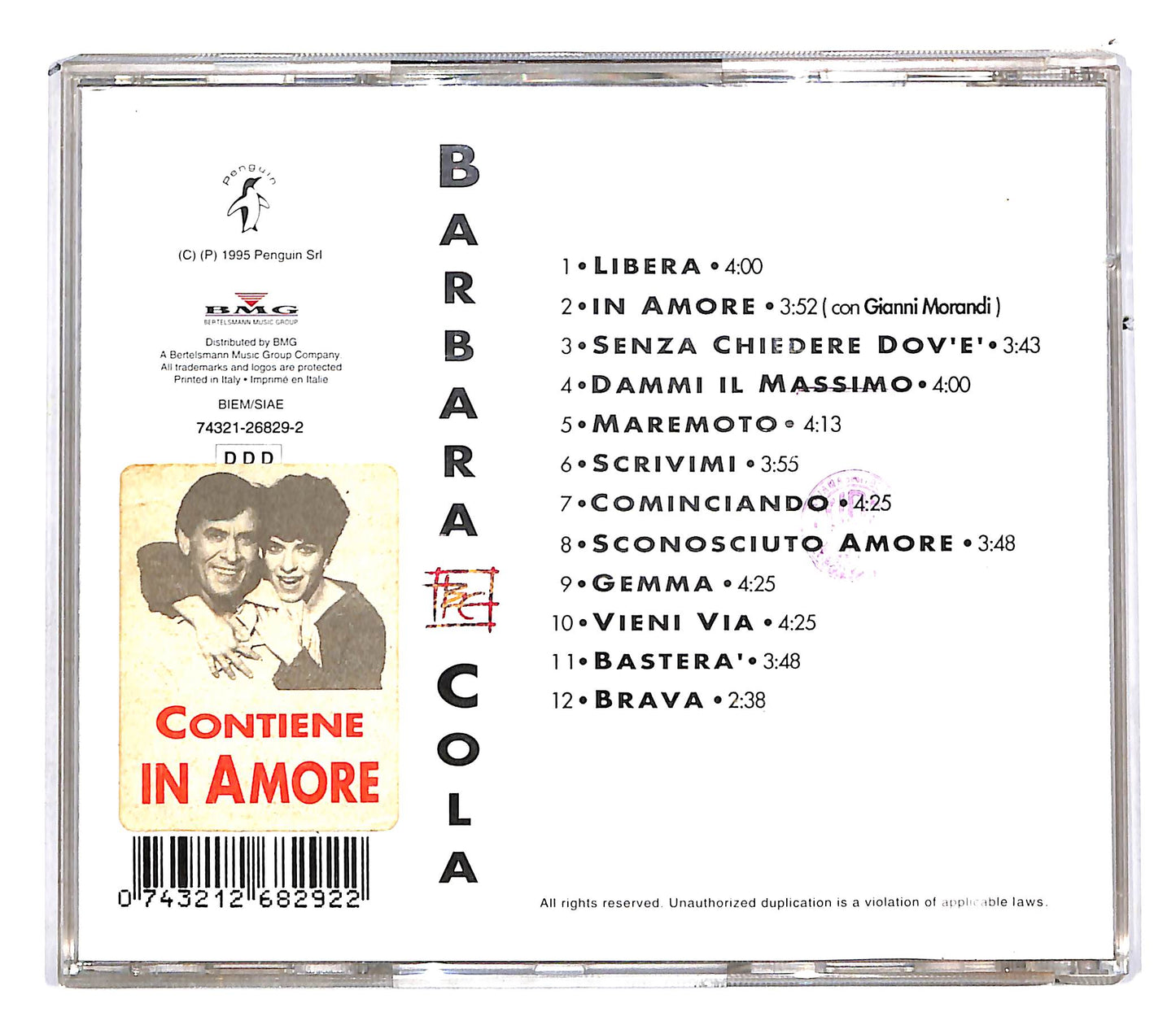 EBOND Barbara Cola - Barbara Cola CD CD113233