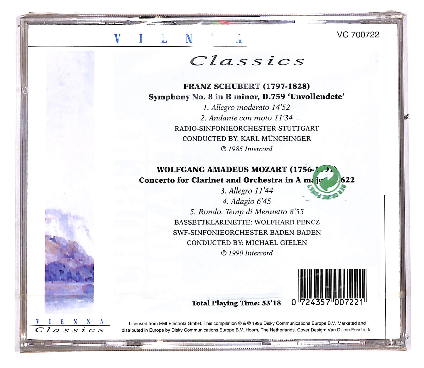 EBOND Scherbert - Mozart - vienna classics CD CD113342
