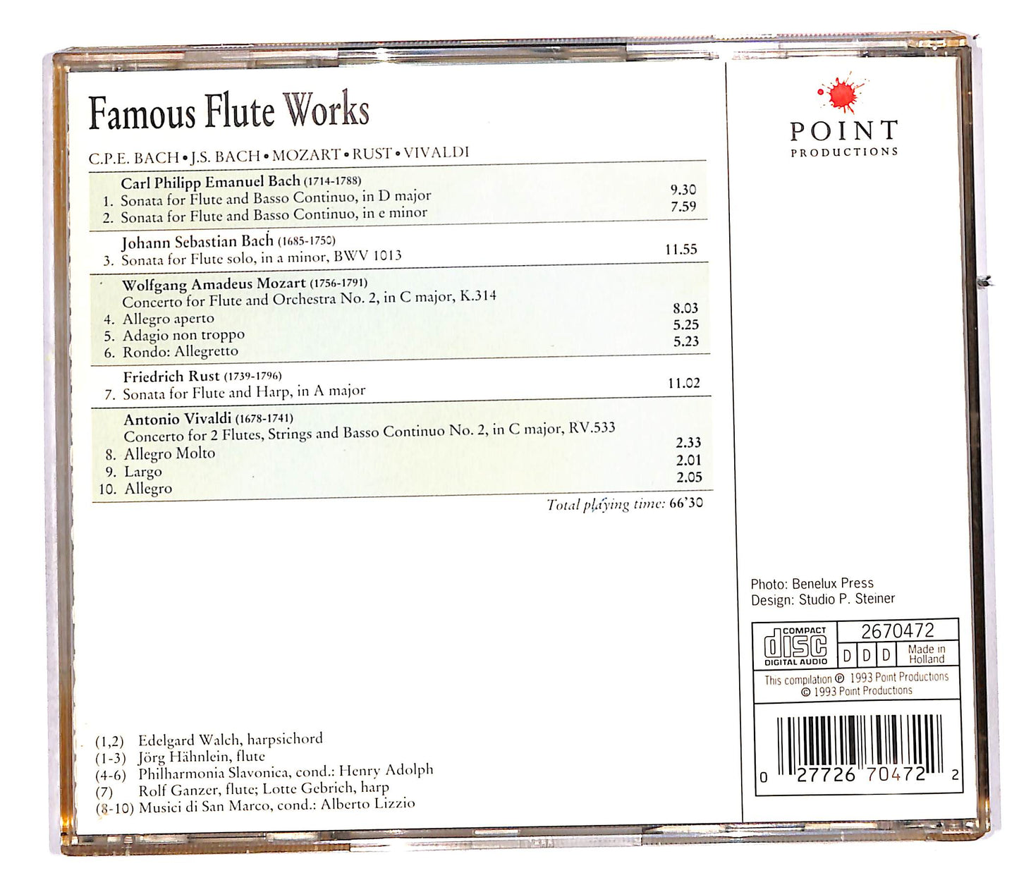 EBOND Various - Famous Flute Works CD CD113349