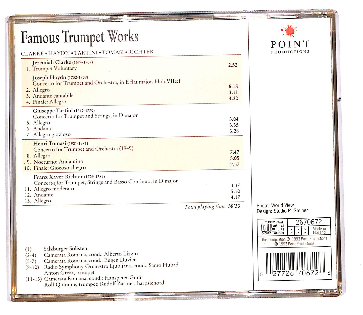 EBOND Various - Famous Trumpet Works CD CD113351