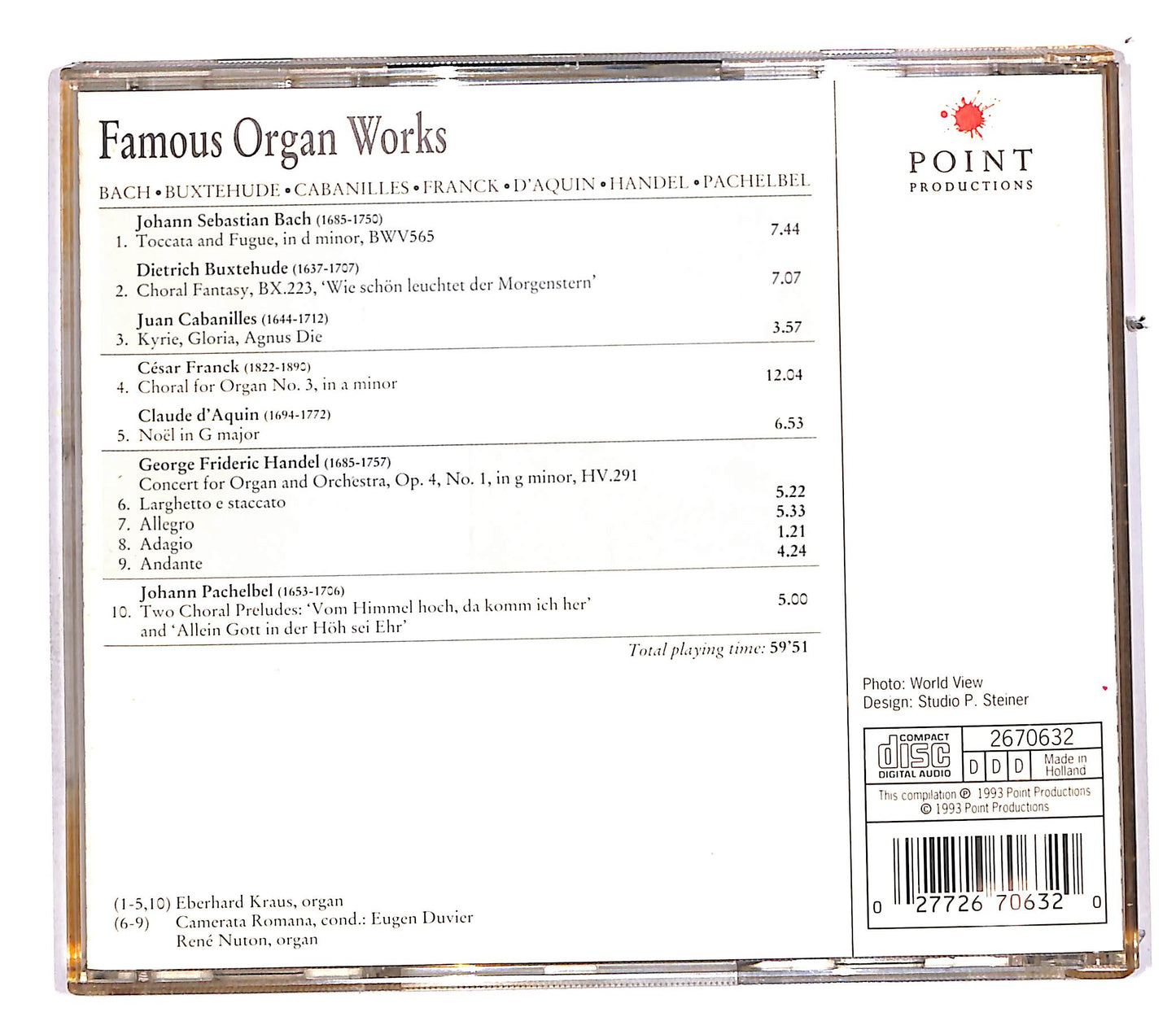 EBOND Various - Famous Organ Works CD CD113357