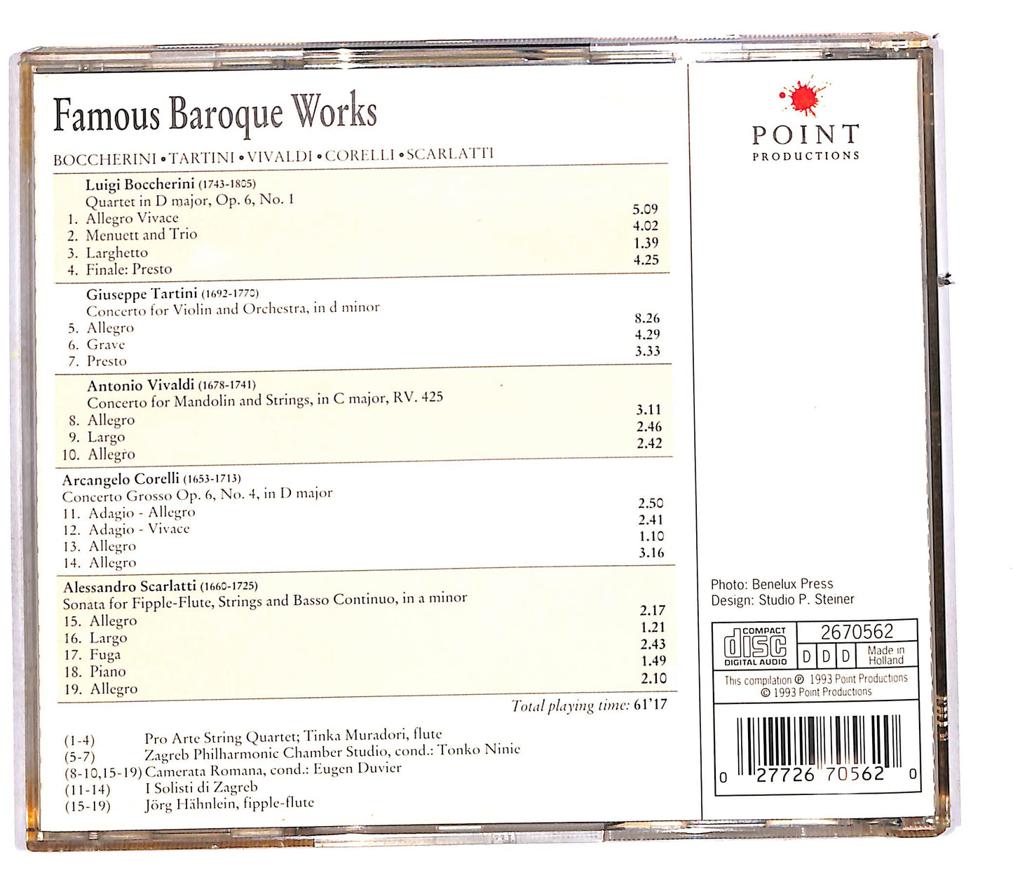 EBOND Various - Famous Baroque Works CD CD113359