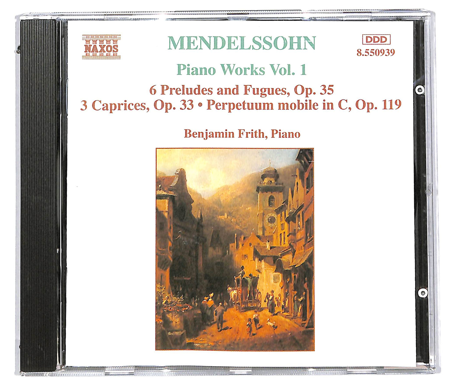 EBOND Mendelssohn , Benjamin Frith - Piano Works Vol. 1 (6 Preludes And Fugues, Op. 35 • 3 Caprices, Op. 33 • Perpetuum Mobile In C, Op. 119) CD CD113422