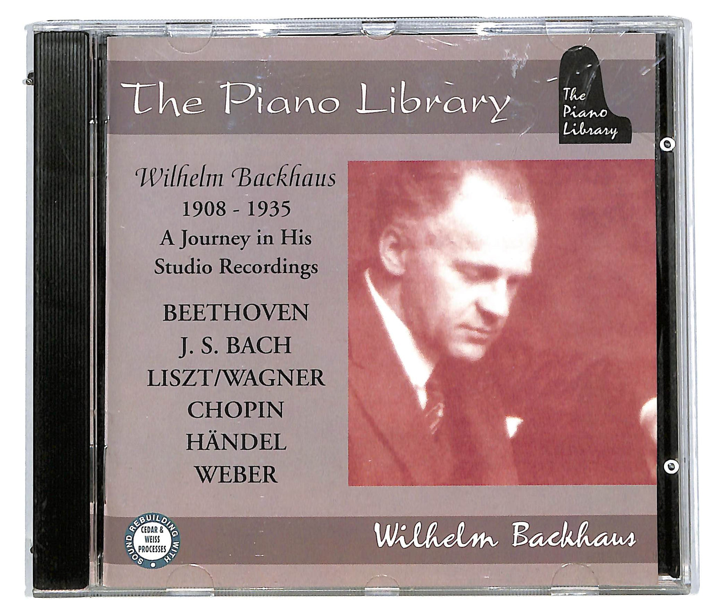 EBOND Wilhelm backhaus 1908 - 1935 - the piano library CD CD113447
