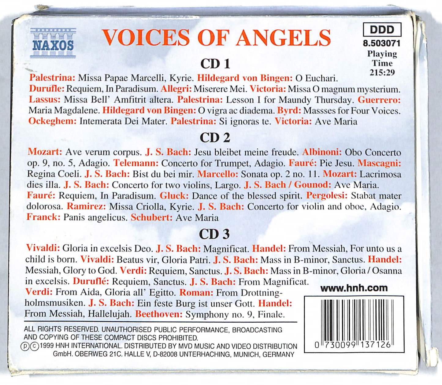 EBOND Various - Voices Of Angels CD CD113450