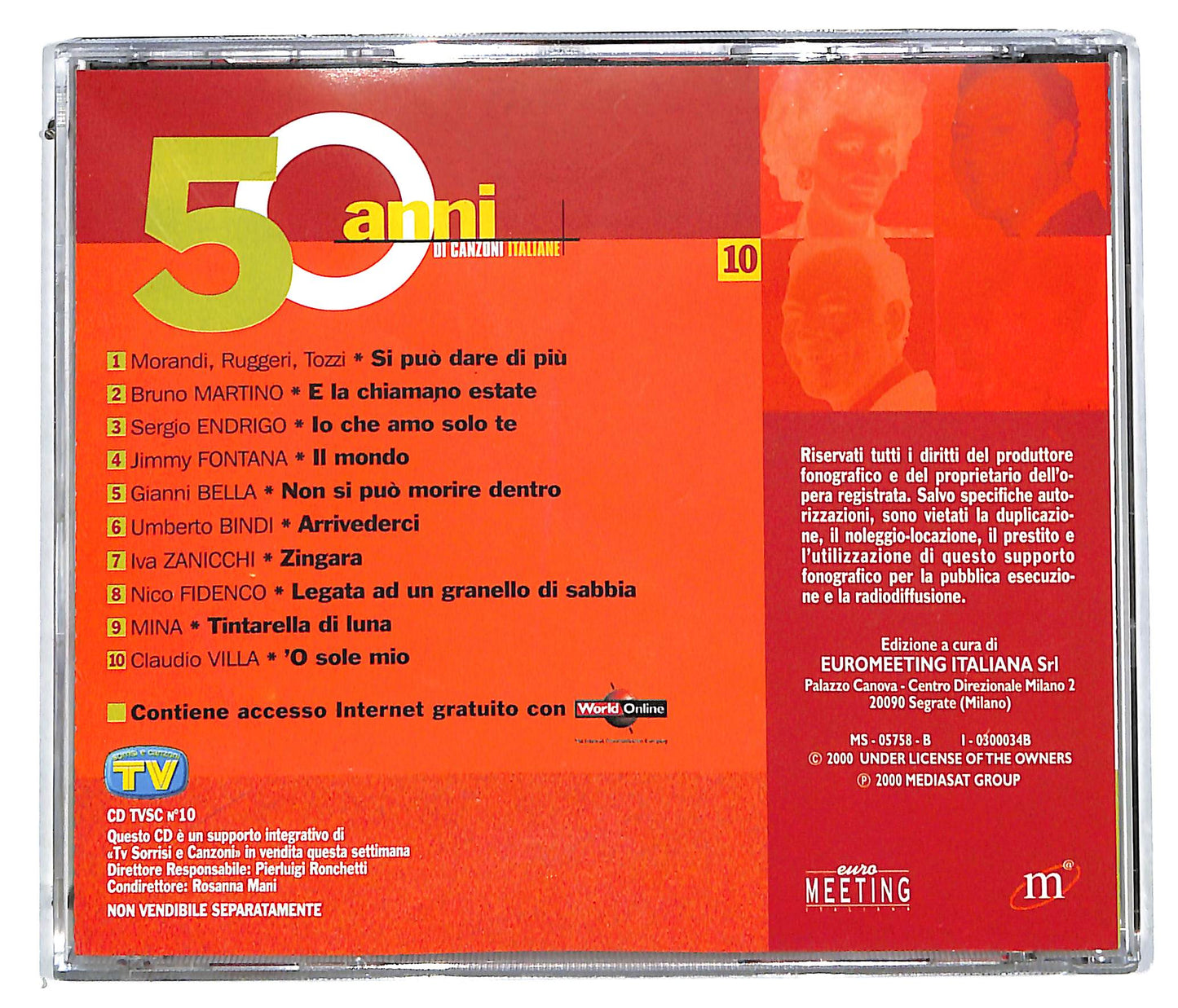 EBOND Various - 50 Anni Di Canzoni Italiane 10 CD CD113511