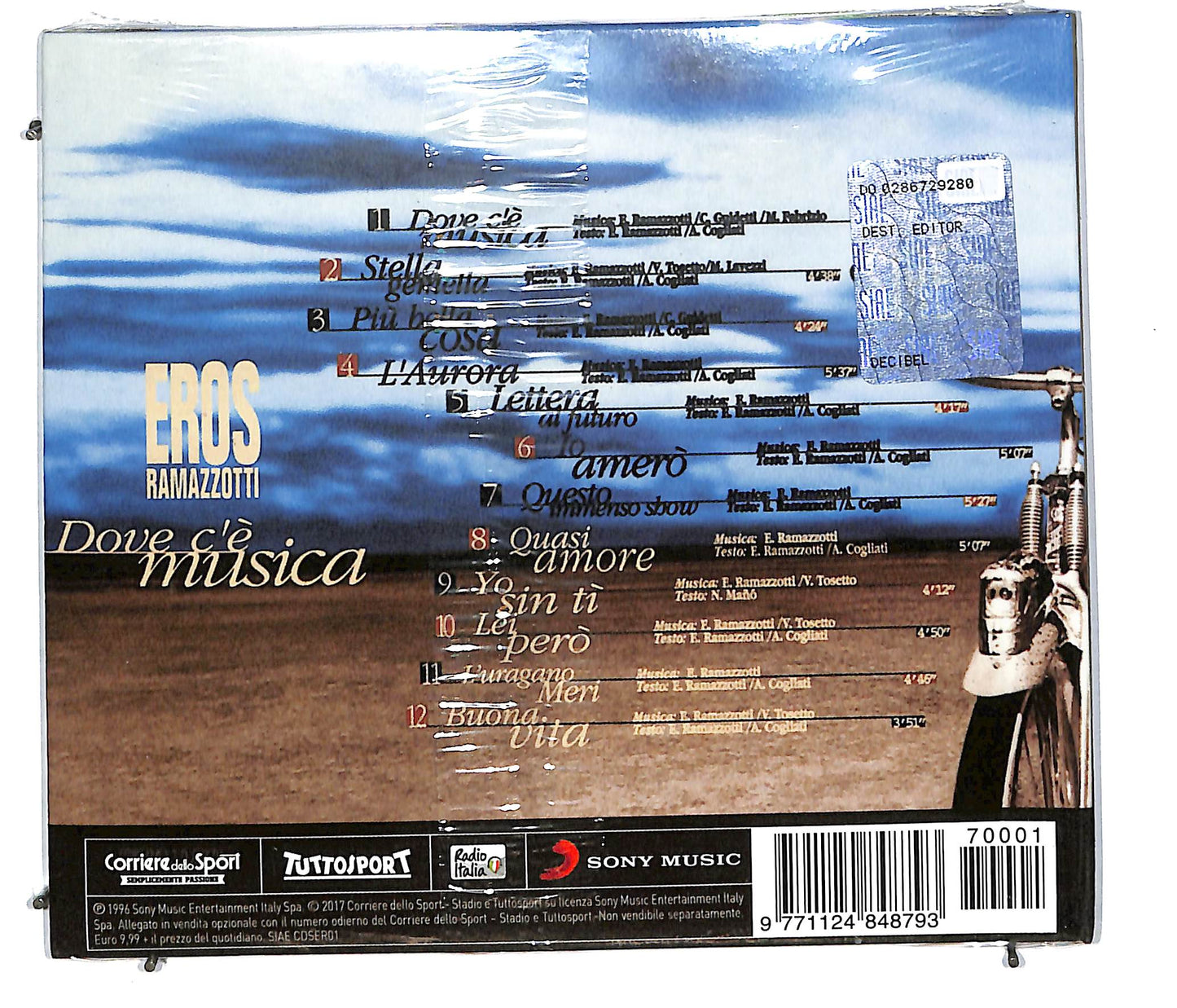 EBOND Eros Ramazzotti - Dove C'e Musica DIGIPACK CD CD113519