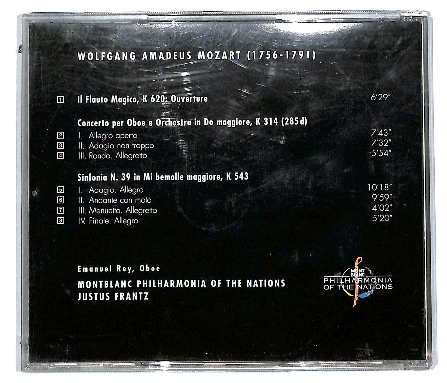 EBOND Philharmonia Of The Nations , Justus Frantz - Hommage A Wolfgang Amadeus Mozart CD CD113550