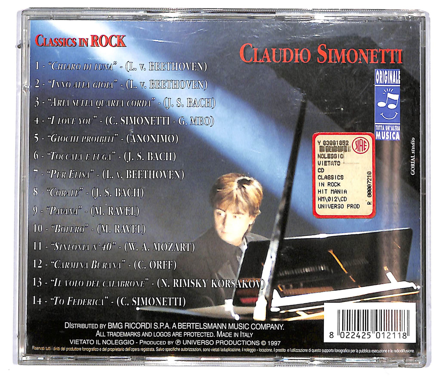 EBOND Claudio Simonetti - Classics In Rock CD CD113648