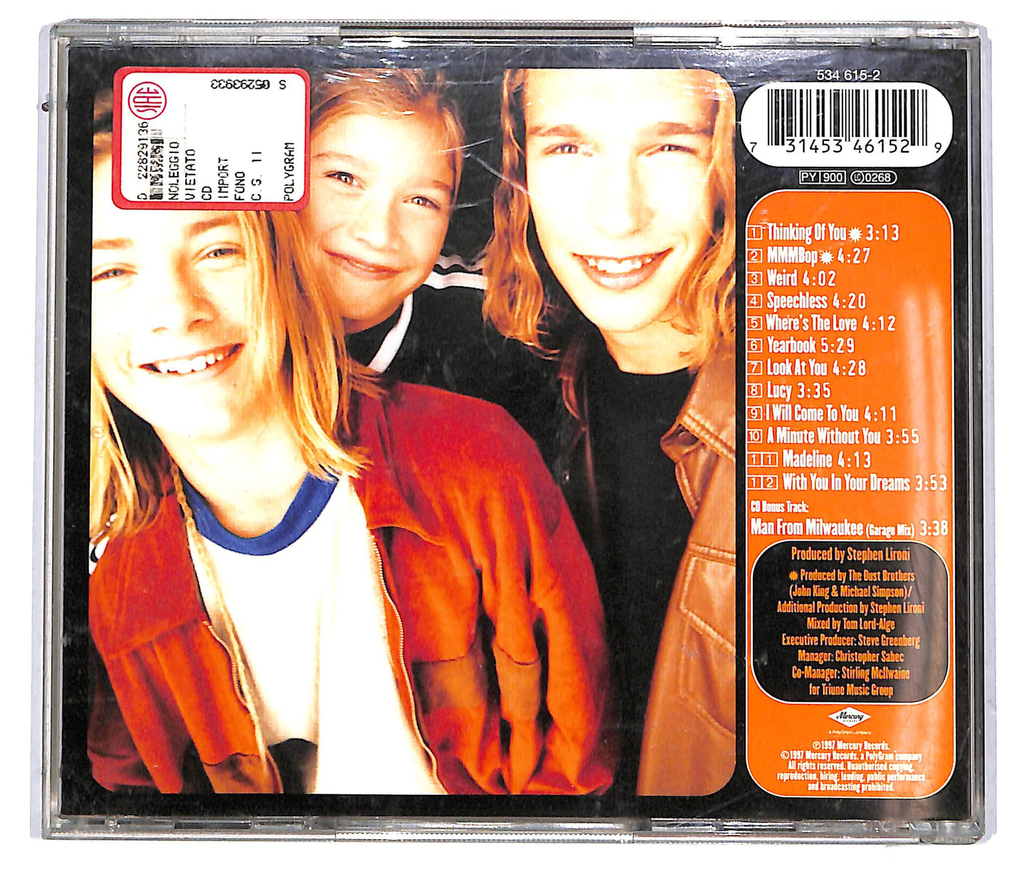 EBOND Hanson - Middle Of Nowhere CD CD113710