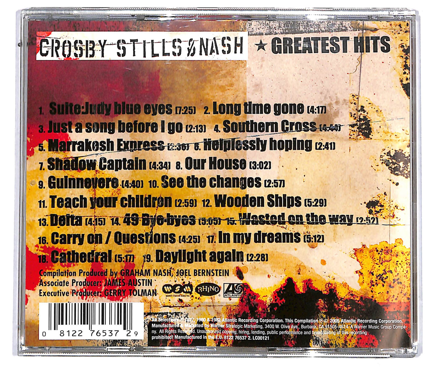 EBOND Crosby, Stills & Nash - Greatest Hits CD CD113725