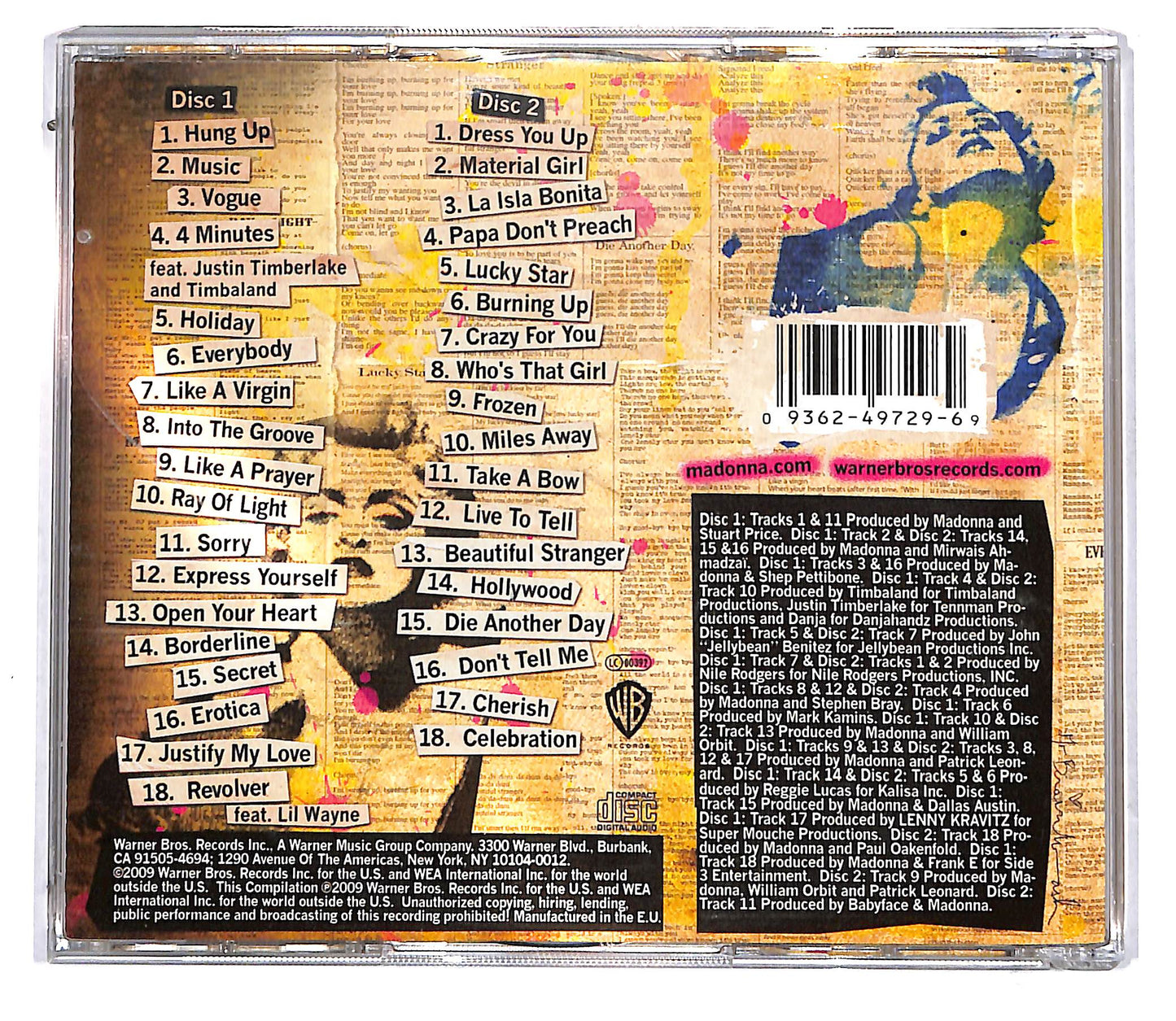 EBOND Madonna - Celebration CD CD113744