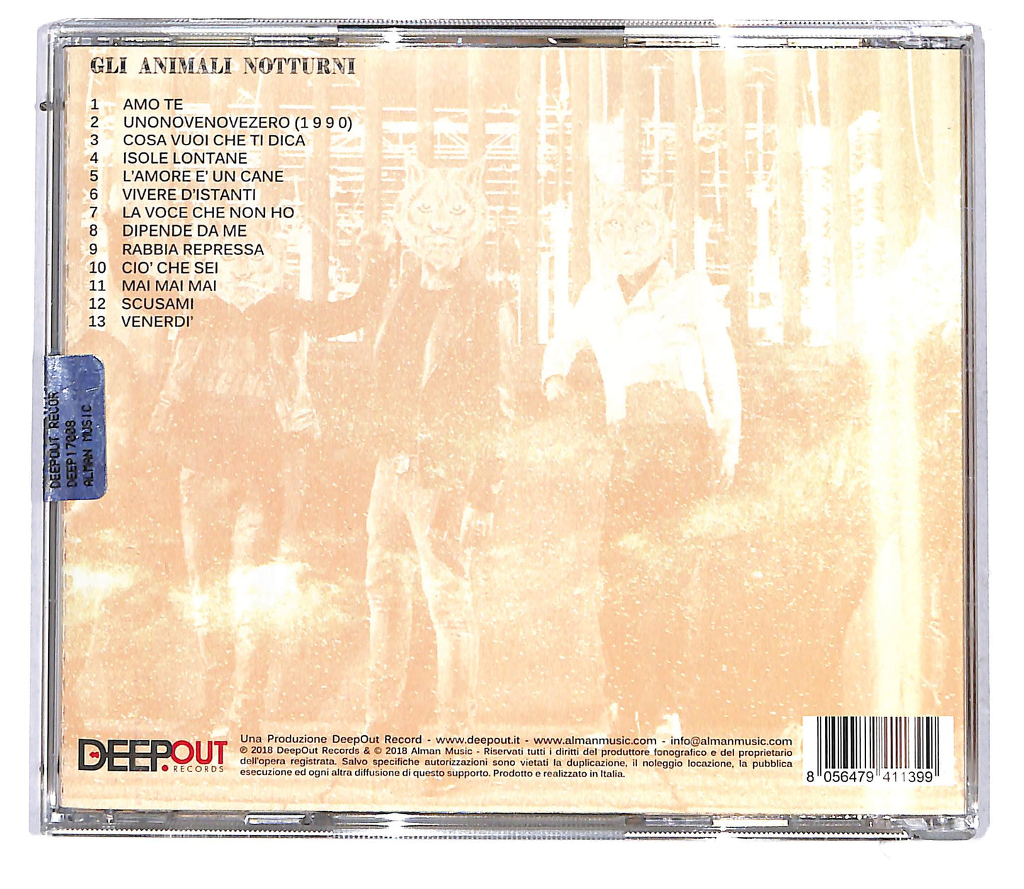 EBOND Gli Animali Notturni - Vivere D'istanti CD CD113910