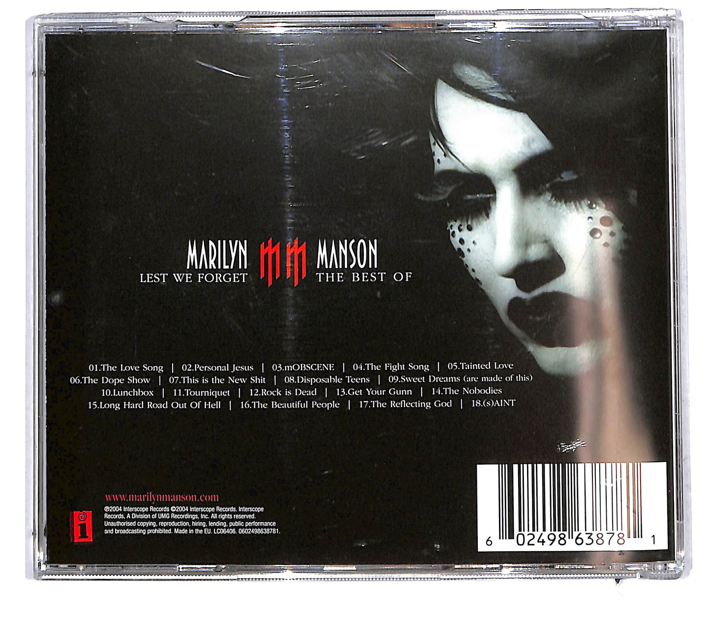 EBOND Marilyn Manson - Lest We Forget - The Best Of CD CD113914