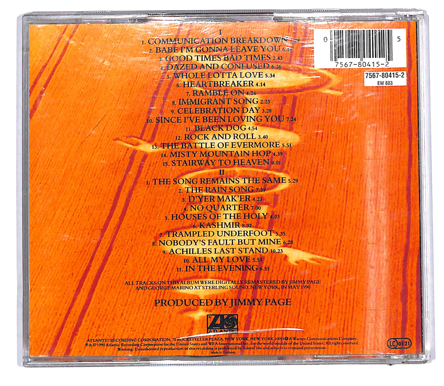 EBOND Led Zeppelin - Remasters (2 dischi) CD CD114049