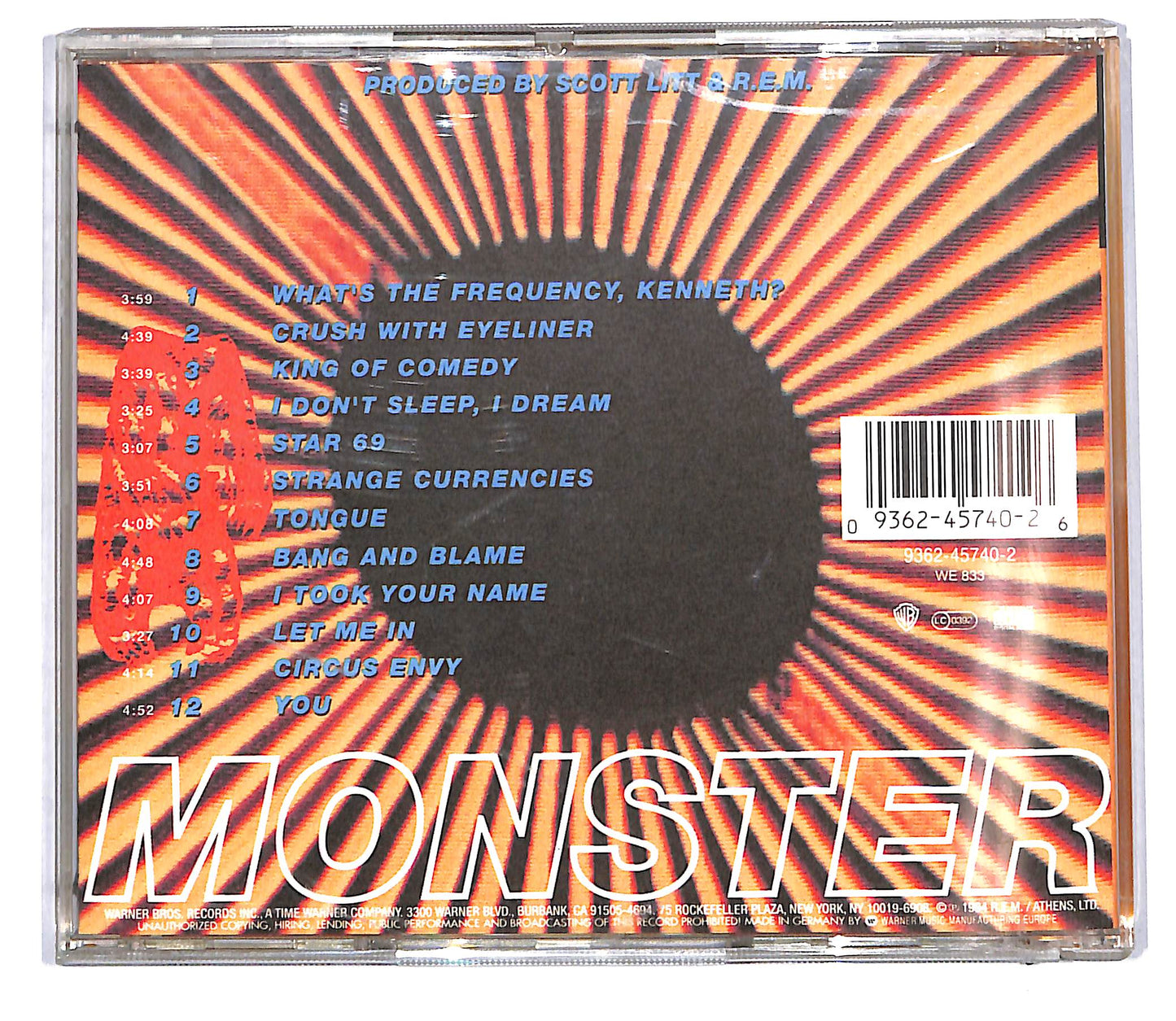 EBOND R.E.M. - Monster CD CD114102