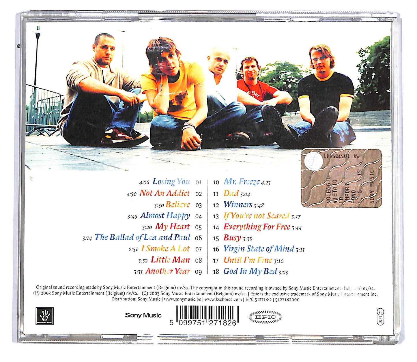 EBOND K's Choice - 10 (1993 > 2003, Ten Years Of) CD CD114115