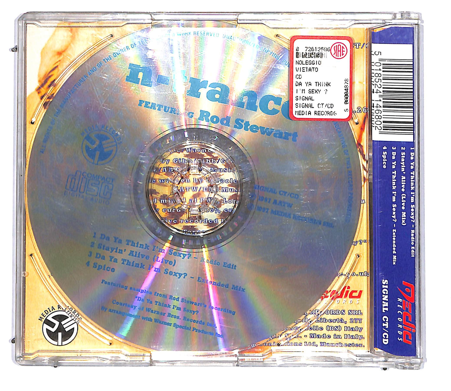 EBOND N-Trance Featuring Rod Stewart - Da Ya Think I'm Sexy? CD CD114135