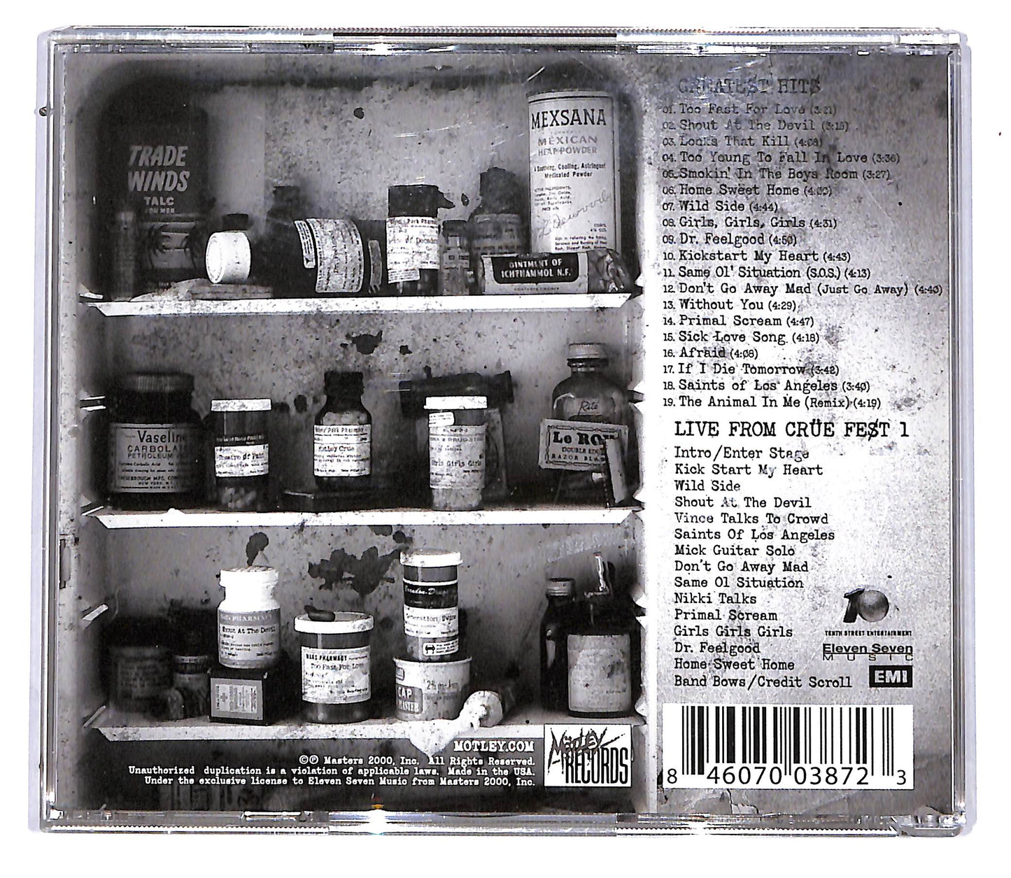 EBOND Motley Crue - Greatest Hits (Europe) CD CD114154