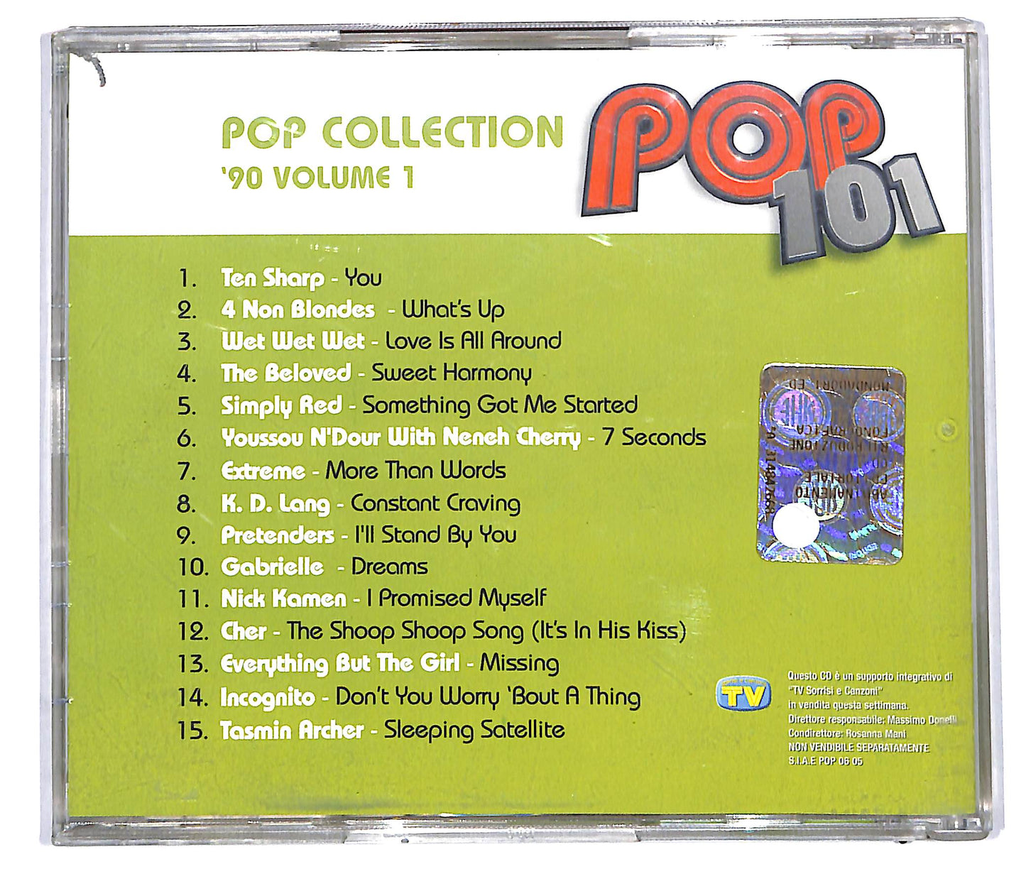 EBOND Various - Pop collection 90 volume 1 EDITORIALE CD CD114207