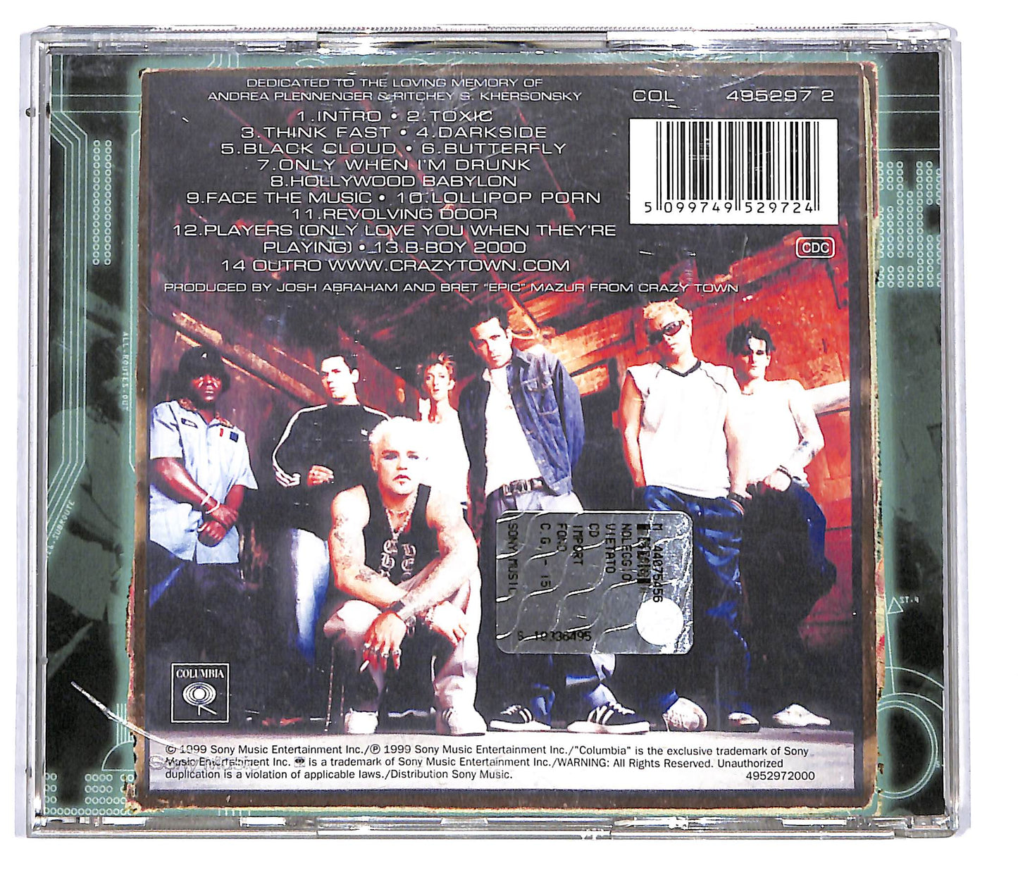 EBOND Crazy Town - The Gift Of Game CD CD114322