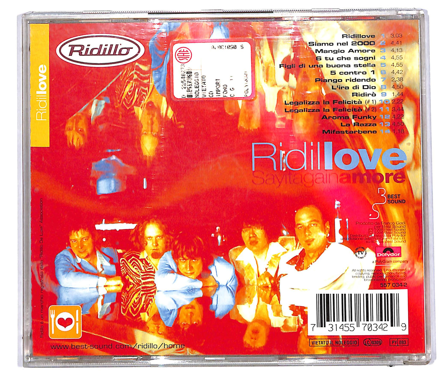 EBOND Ridillo - Ridillove CD CD114458