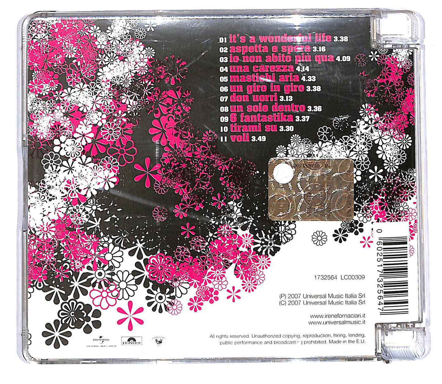 EBOND Irene Fornaciari - Vertigini In Fiore SJB CD CD114530