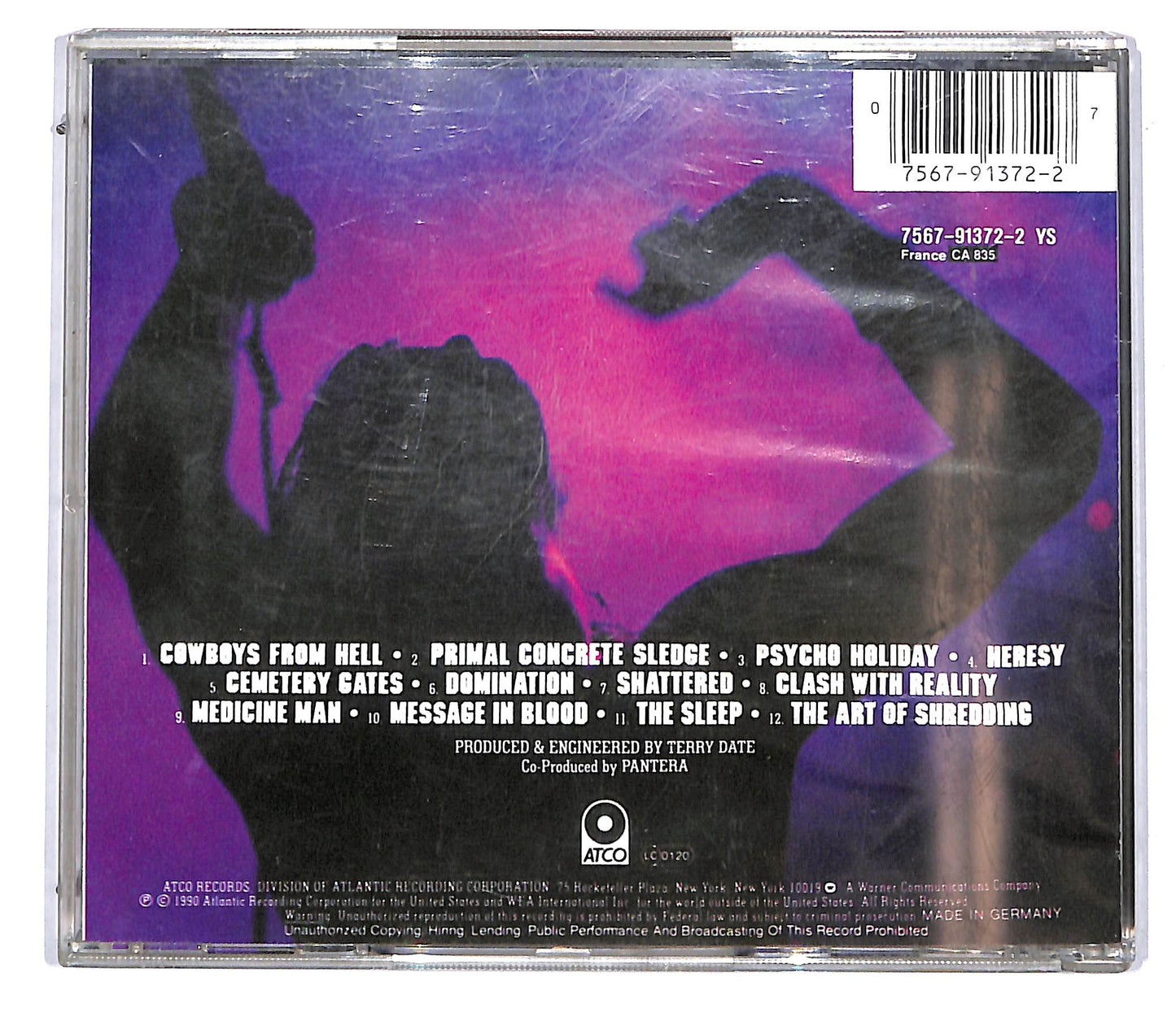 EBOND Pantera - Cowboys From Hell CD CD114622