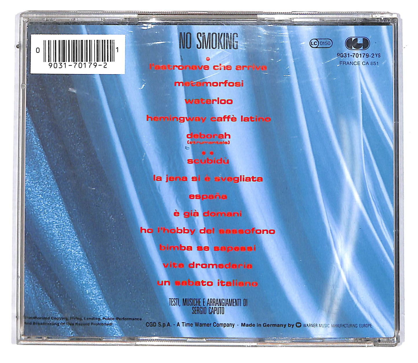 EBOND Sergio Caputo - No Smoking CD CD114701