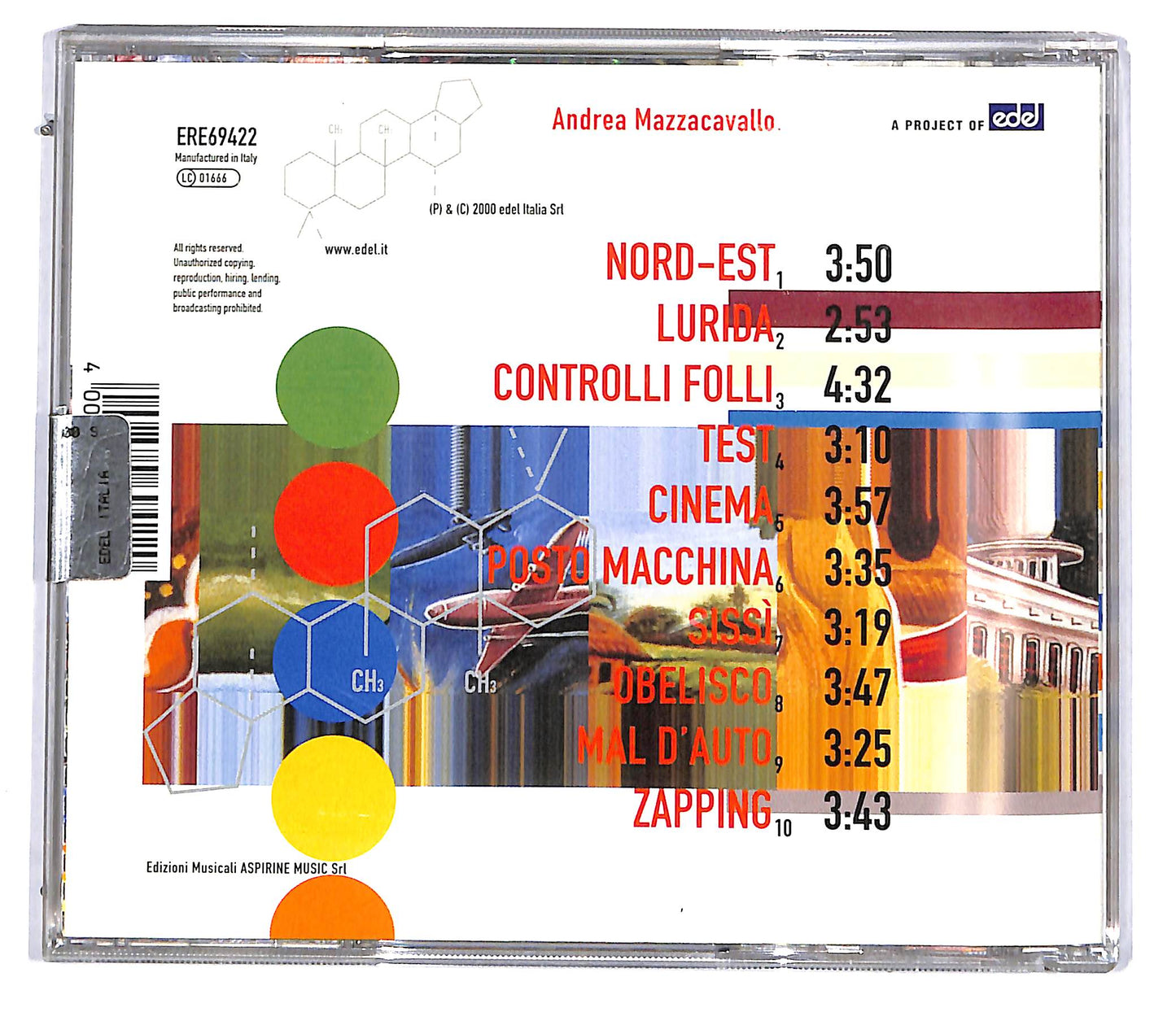 EBOND Andrea Mazzacavallo - Ch3 CD CD114838