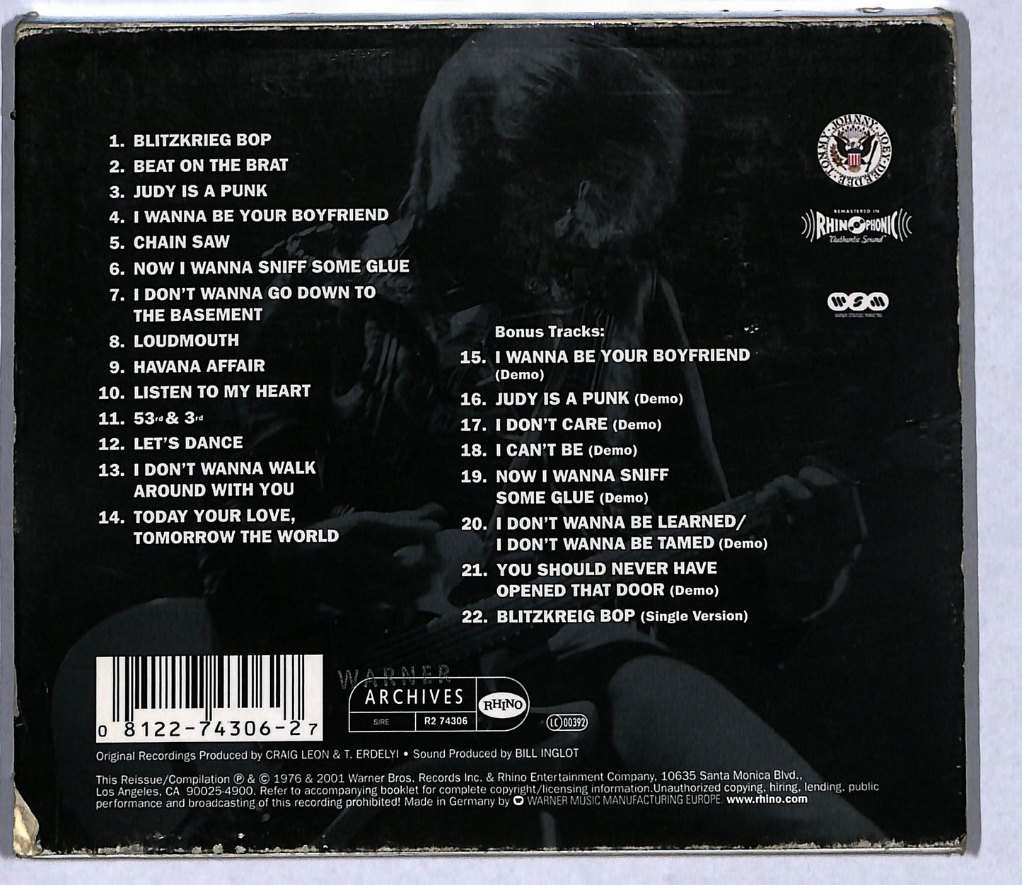 EBOND Ramones - Ramones CD CD114904